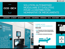 Tablet Screenshot of eco-dex.fr